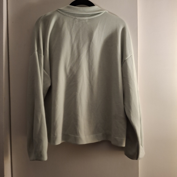 Truth Women's Light Green Quarter-Zip Pullover Sweater - Picture 2 of 8